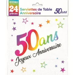 Carte de vœux - Joyeux Anniversaire - Âge au choix