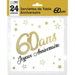 Carte de vœux - Joyeux Anniversaire - Âge au choix