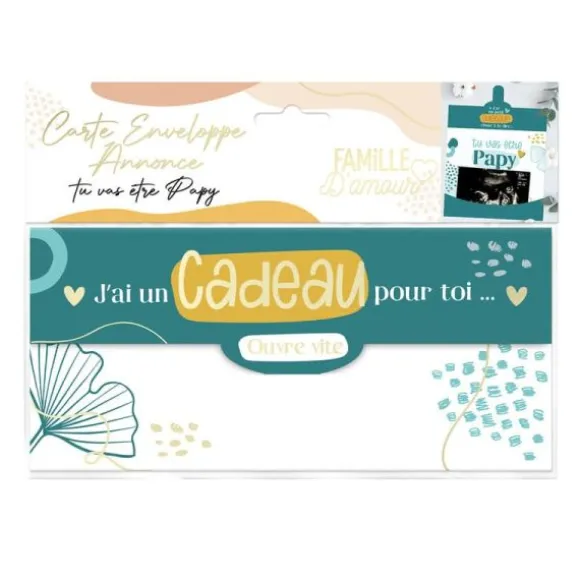 Carte Enveloppe Annonce - Tu vas être Papy - Collection Annonce de Grossesse