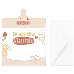 Carte Enveloppe Annonce - Tu vas être Mamie - Collection Annonce de Grossesse