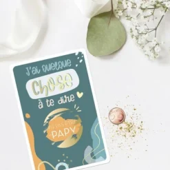 Carte à gratter Annonce - Tu vas être Papy - Collection Annonce de Grossesse