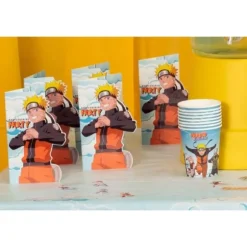 8 cartes d’invitation en carton - 16 x 10 cm - Naruto Shippuden ®
