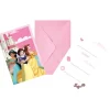6 cartes d'invitation en carton avec enveloppes - 18 x 11 cm - Princesses Disney™