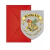 6 cartes d'invitation en carton avec enveloppes - 10 x 10 cm - Collection Fairy World