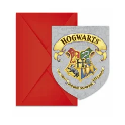 6 cartes d'invitation en carton avec enveloppes - 10 x 10 cm - Collection Fairy World