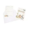 6 cartes d’invitation en carton - 10 x 15 cm - Collection Happy Cop's