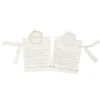 2 cartes "Parrain / Marraine" FSC® - 12,7 x 19 cm - Collection Baptême Crème et Or