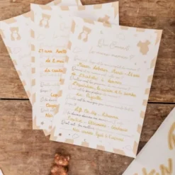 10 Cartes " Qui connaît le mieux maman ? " - Collection Baby Nude
