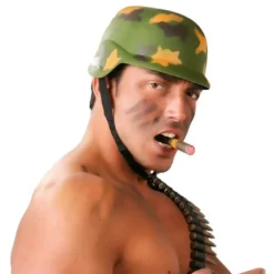 Casque militaire camouflage