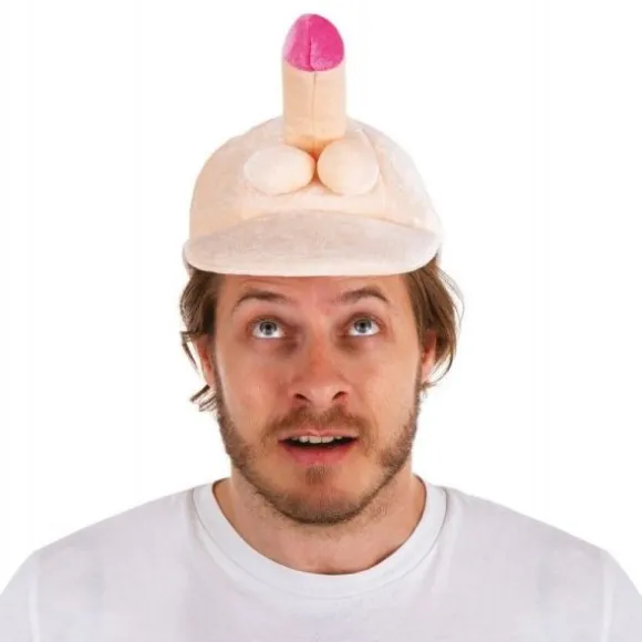 Casquette avec zizi en velours