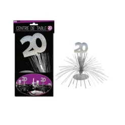 Centre de Table Anniversaire 20 ans