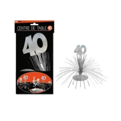 Centre de Table Anniversaire 40 ans