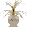 Centre de table "Joyeux Anniversaire" - 30 cm - Collection Gold'n Age