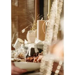 Centre de table "Joyeux Anniversaire" - 30 cm - Collection Gold'n Age