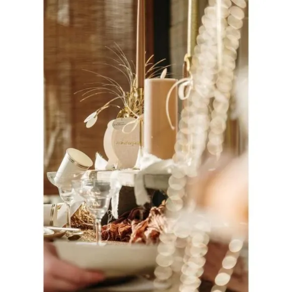 Centre de table "Joyeux Anniversaire" - 30 cm - Collection Gold'n Age