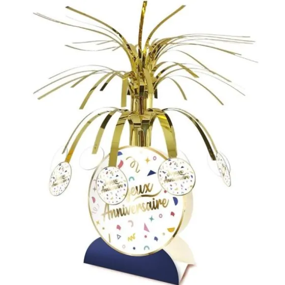 Centre de table - Joyeux Anniversaire - Collection Confettis