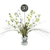 Centre de Table Palmier 50 Ans - Argent / Or