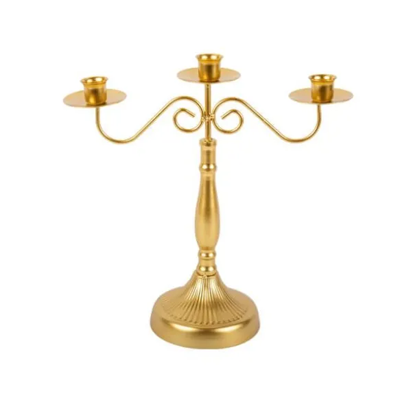Chandelier Symphonie Or Mat 3 Branches