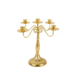 Chandelier Symphonie Or Mat 5 Branches
