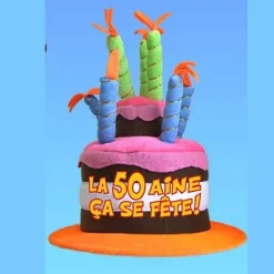 Chapeau Anniversaire Musical 50 ans