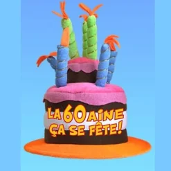 Chapeau Anniversaire Musical 60 ans