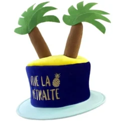 Chapeau avec palmiers - Joyeuse Retraite