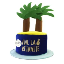 Chapeau avec palmiers - Joyeuse Retraite