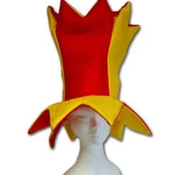 Chapeau de Bouffon Jaune et Rouge