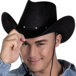 Chapeau de Cow Boy Adulte Wichita Noir