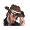 Chapeau de Cow Boy Marron Homme - Vachette