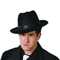 Chapeau de Gangster Borsalino Noir