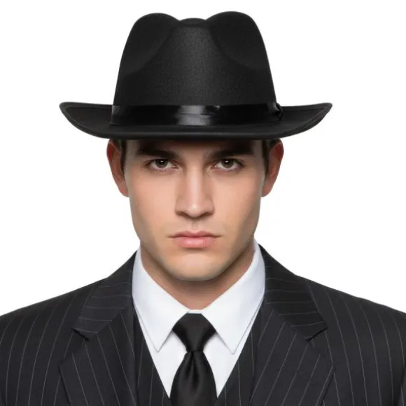 Chapeau de Gangster noir