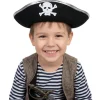 Chapeau de Pirate avec liseré argenté pour enfant