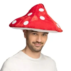 Chapeau d'Homme Champignon Rouge