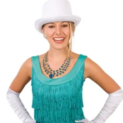 Chapeau Satin Gala Blanc