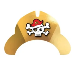 8 Chapeaux de fête - Collection Pirate Rouge