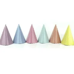 6 Chapeaux pointus Happy Color