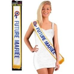 Écharpe de Miss " Future Mariée "
