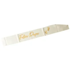 Écharpe pour Gender Reveal en satin - Collection Baby Nude - Modèle au choix