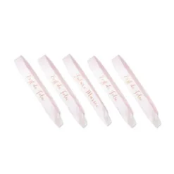 5 Écharpes de Miss - EVJF de Folie - Rose Gold