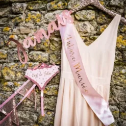 5 Écharpes de Miss - EVJF de Folie - Rose Gold