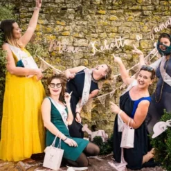 5 Écharpes de Miss - EVJF de Folie - Rose Gold