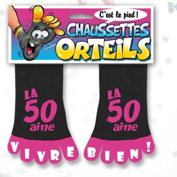 Chaussette à Orteil 50 Aine Rose