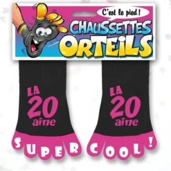 Chaussette à Orteil 20 Aine Rose