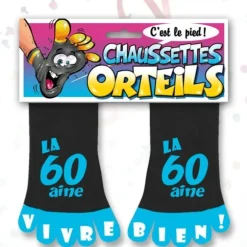 Chaussette à Orteil Anniversaire 60 ans