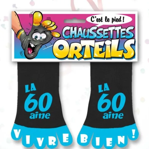 Chaussette à Orteil Anniversaire 60 ans