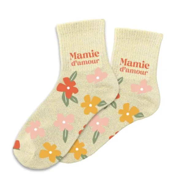 Chaussettes à paillettes - Collection Mamie Chérie - Modèle au choix