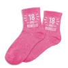 Chaussettes à paillettes pour anniversaire pour femme - Âge au choix