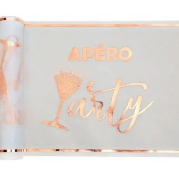 Chemin de table - Apéro Party Rose Gold - 5 m