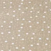 Chemin de Table Beige à Etoiles Blanches et Paillettes